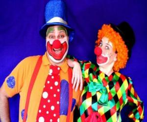 yapboz Pair of clowns
